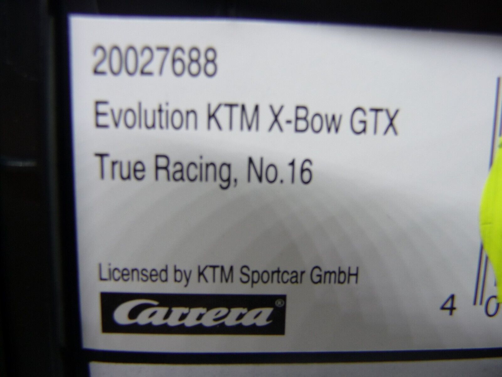 Carrera EVO 1:32 KTM X-Bow GTX True Racing No16 slot car also suits scalextric - Image 7