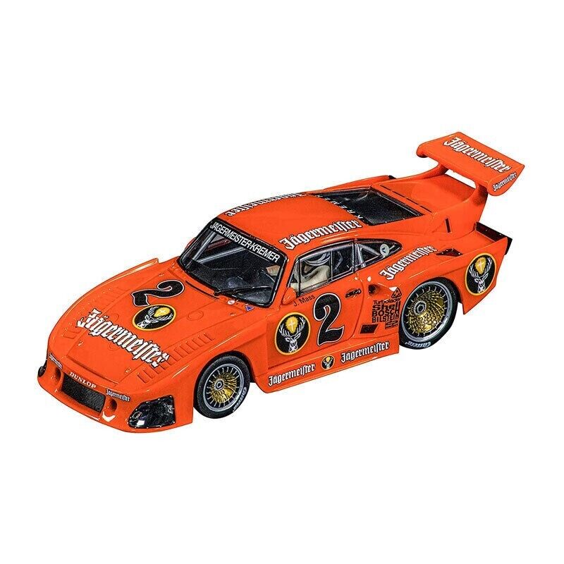 Carrera EVO 1:32 Porsche Kremer 935 K3 Jagermeister Racing No 2 slot car also suits scalextric