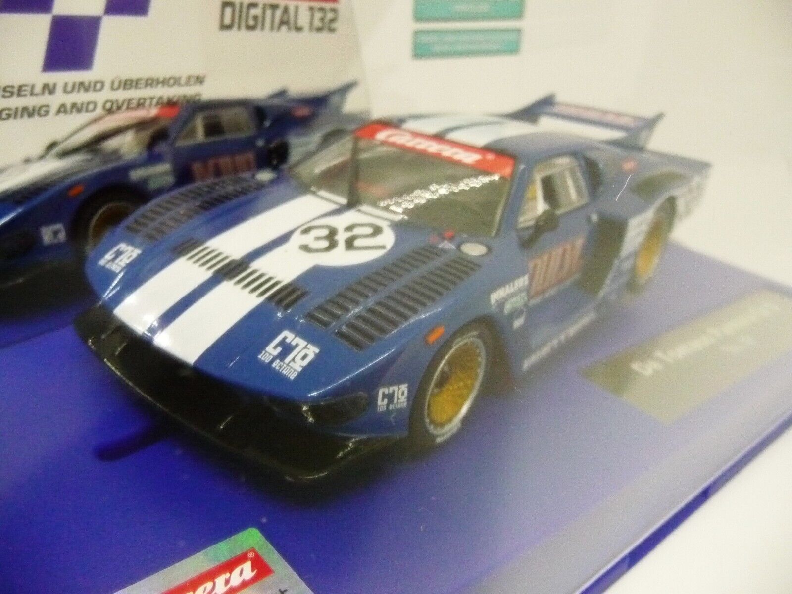Carrera EVO DIGITAL 1:32 De Tomaso Pantera Gr 5 No 32 slot car also suits scalextric - Image 4