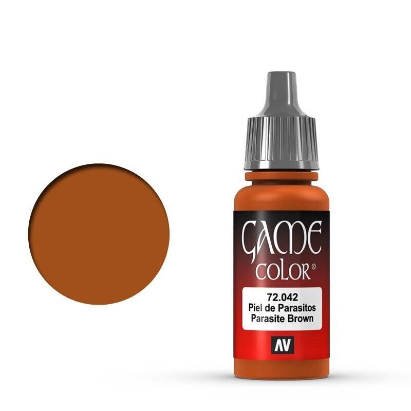 VALLEJO GAME 72042 Color Parasite Brown 17ml Acrylic Paint